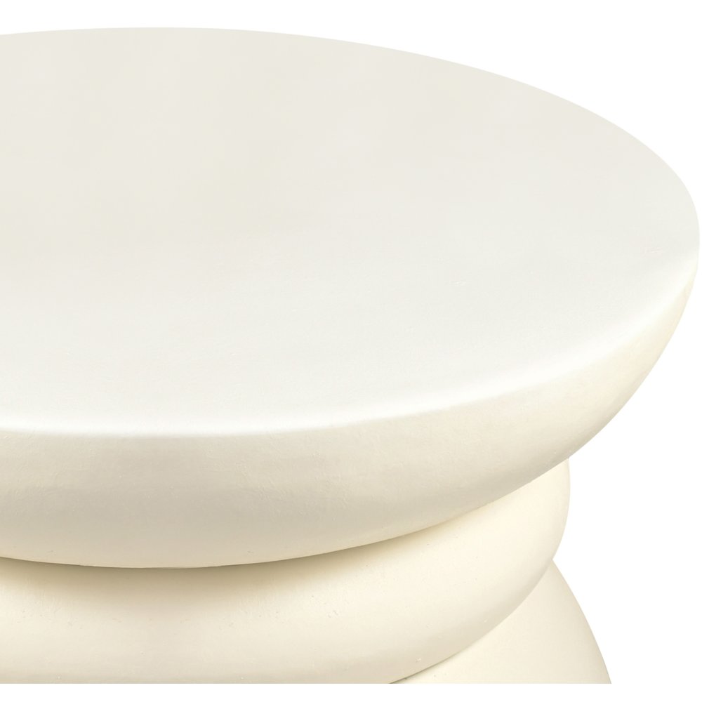 Collins Cream Aluminum Coffee Table
