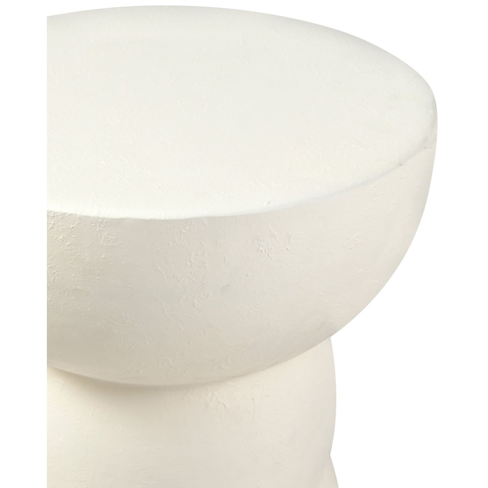 Collins Cream Aluminum End Table