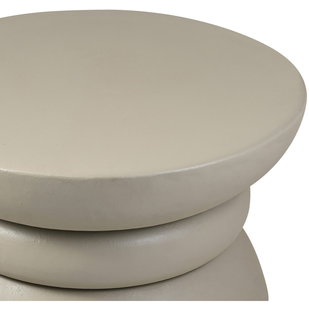 Collins Taupe Aluminum Coffee Table