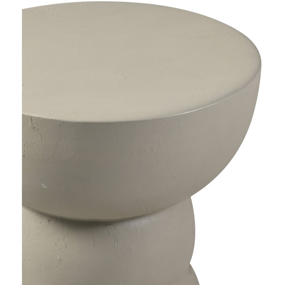 Collins Taupe Aluminum End Table