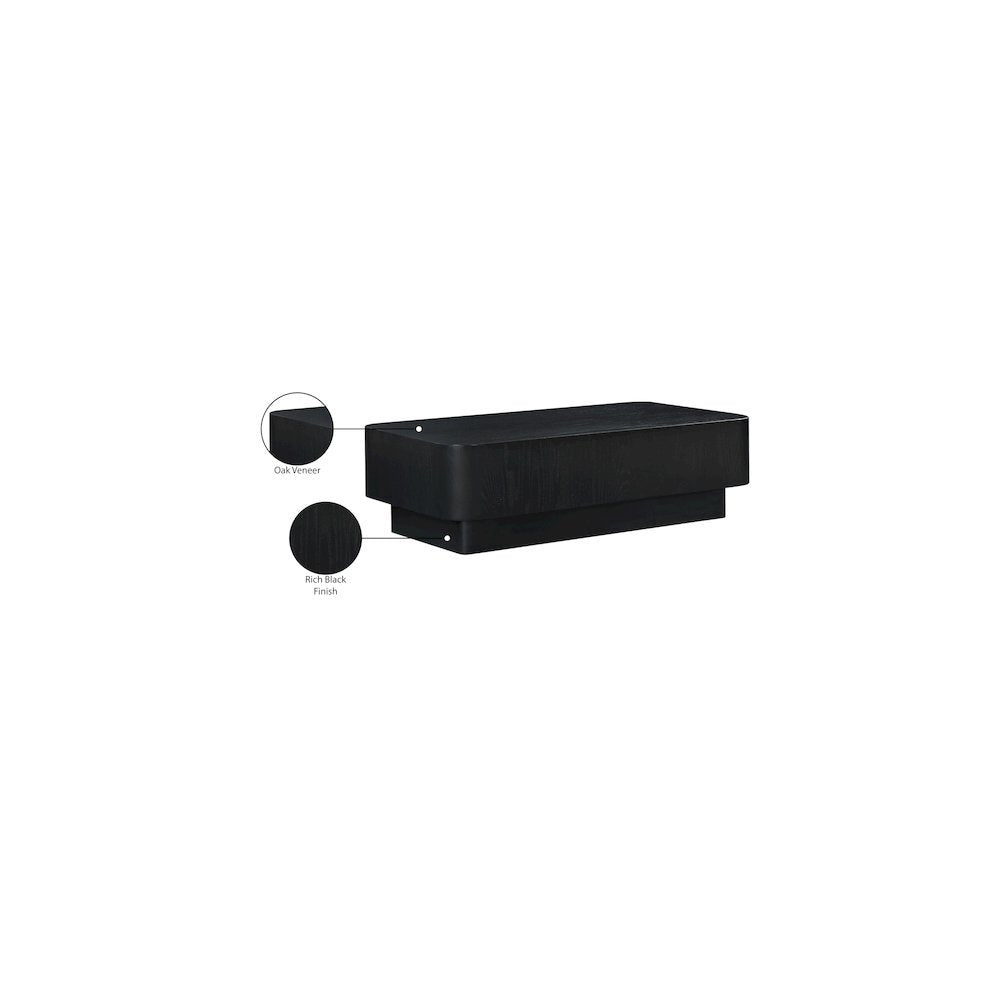 Oakmont Black Coffee Table