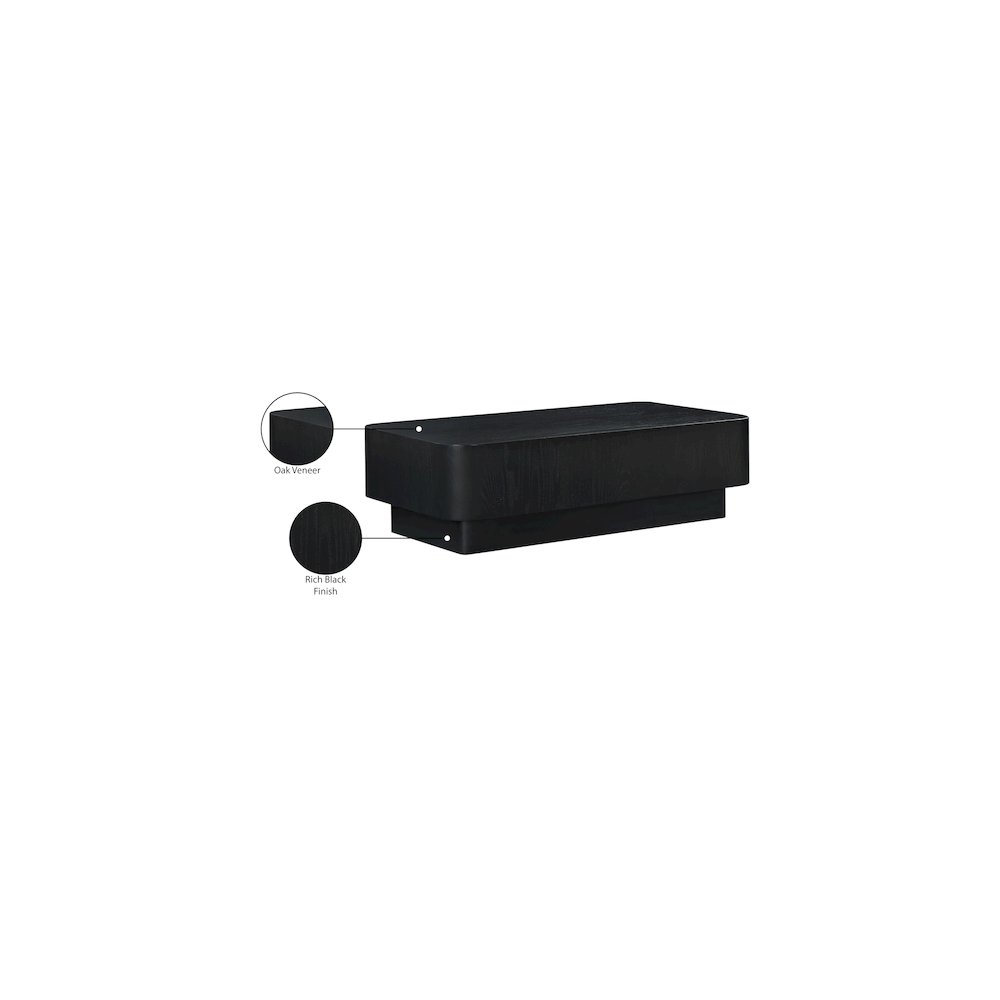 Oakmont Black Coffee Table