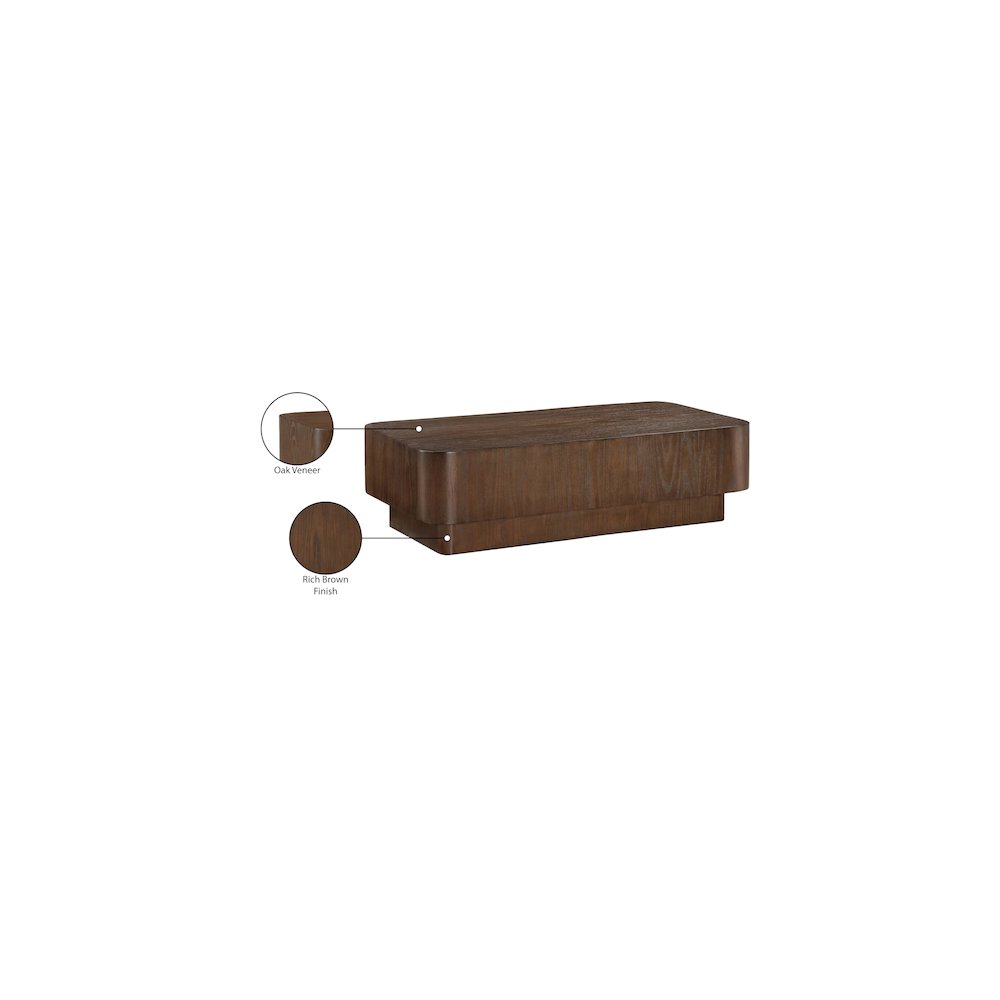 Oakmont Brown Coffee Table