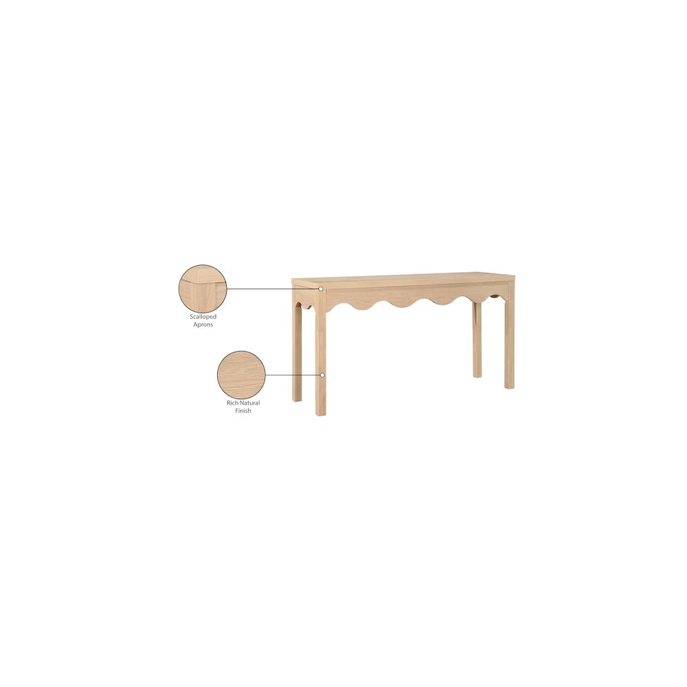 Fiora Natural Console Table