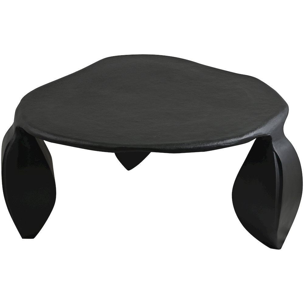 Pueblo Black Aluminum Coffee Table