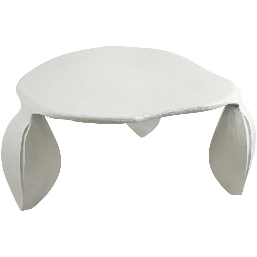 Pueblo Cream Aluminum Coffee Table