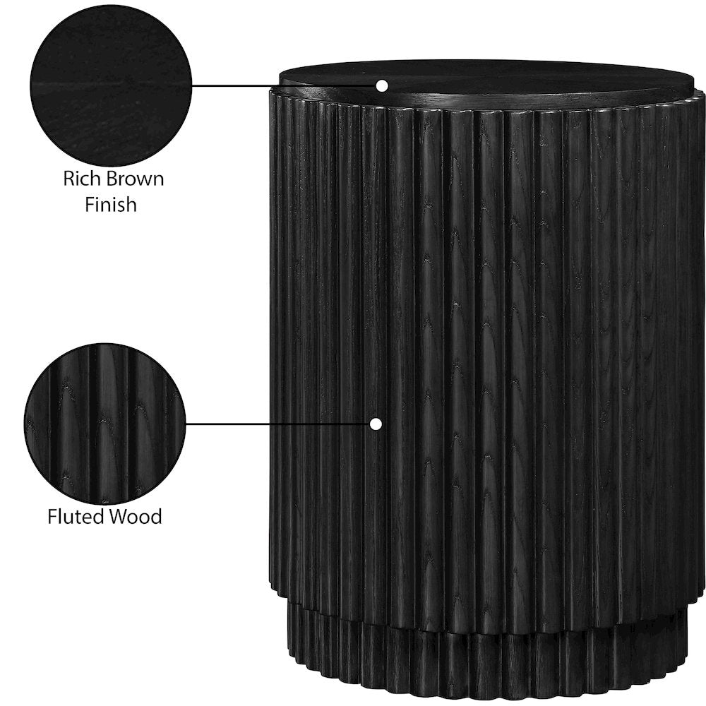 Ronin Black End Table