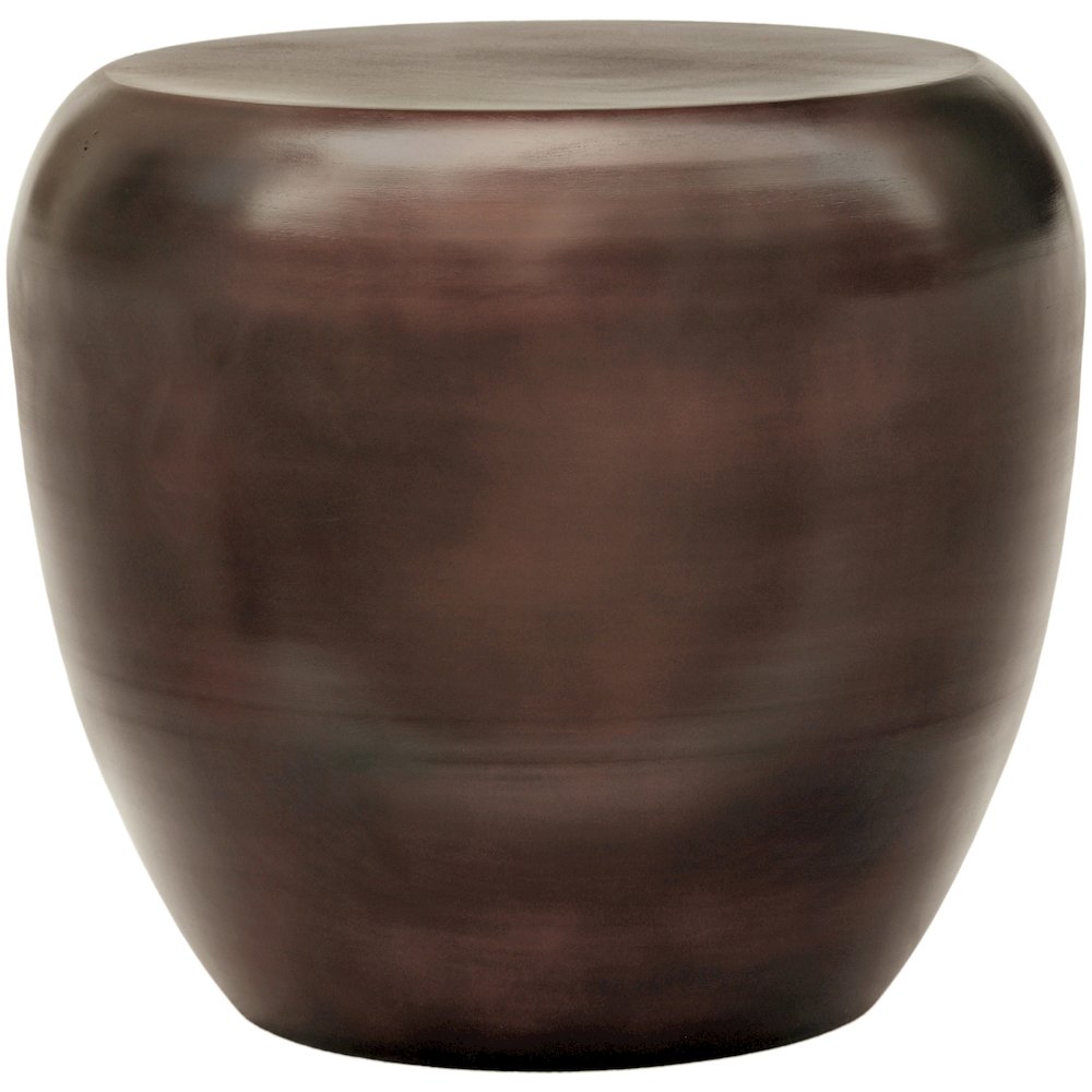 Capsule Brown Aluminum End Table