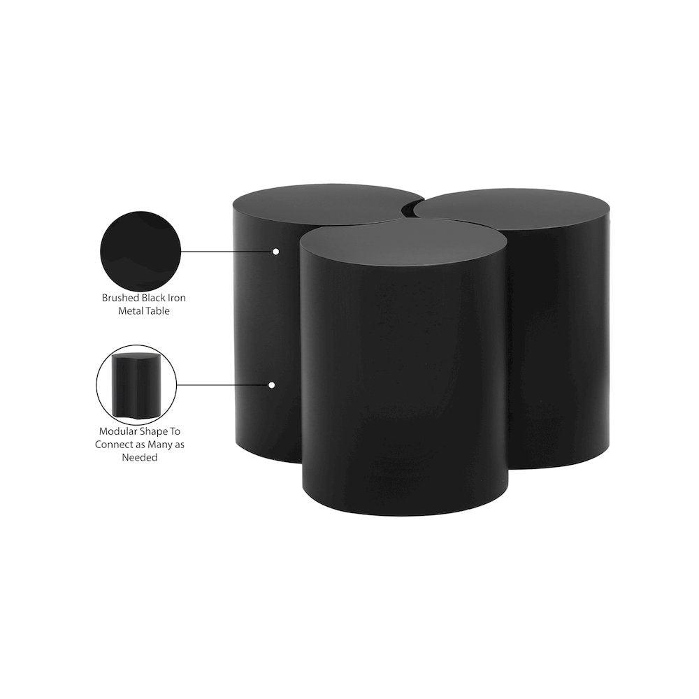 Dimple Black Coffee Table