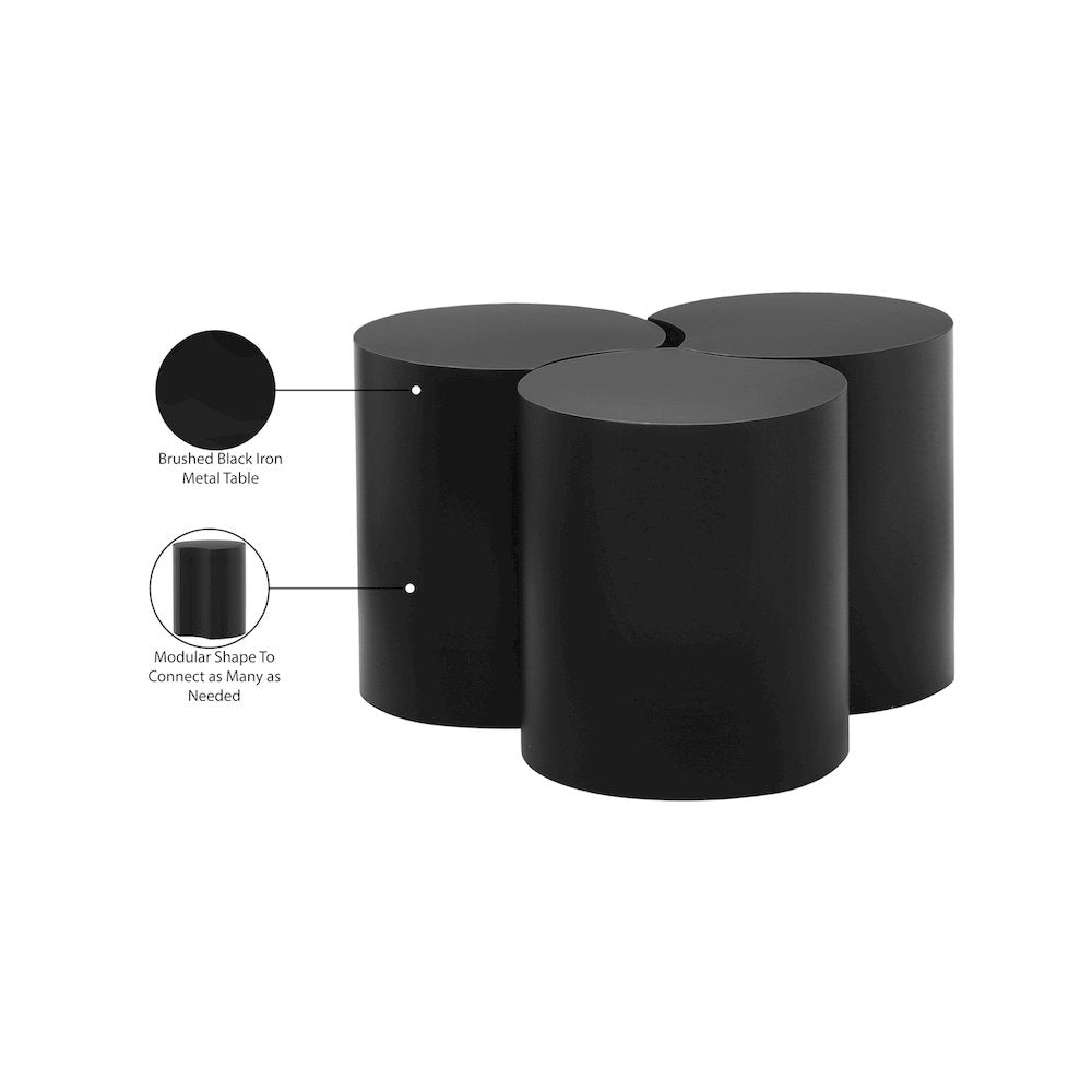 Dimple Black Coffee Table