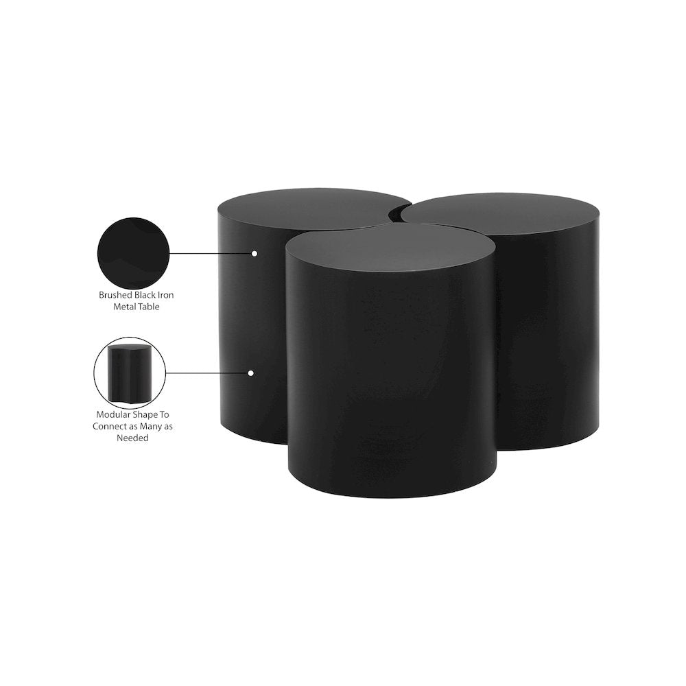 Dimple Black Coffee Table