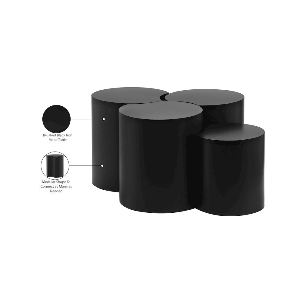 Dimple Black Coffee Table