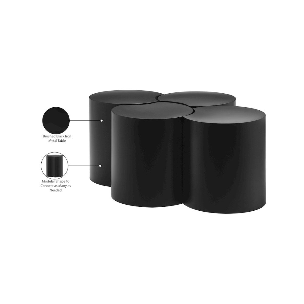 Dimple Black Coffee Table