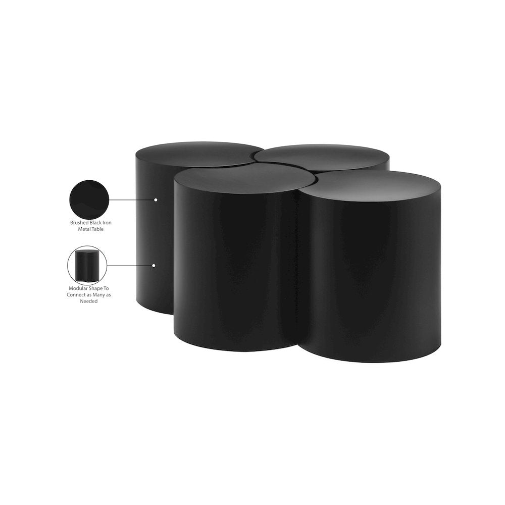 Dimple Black Coffee Table