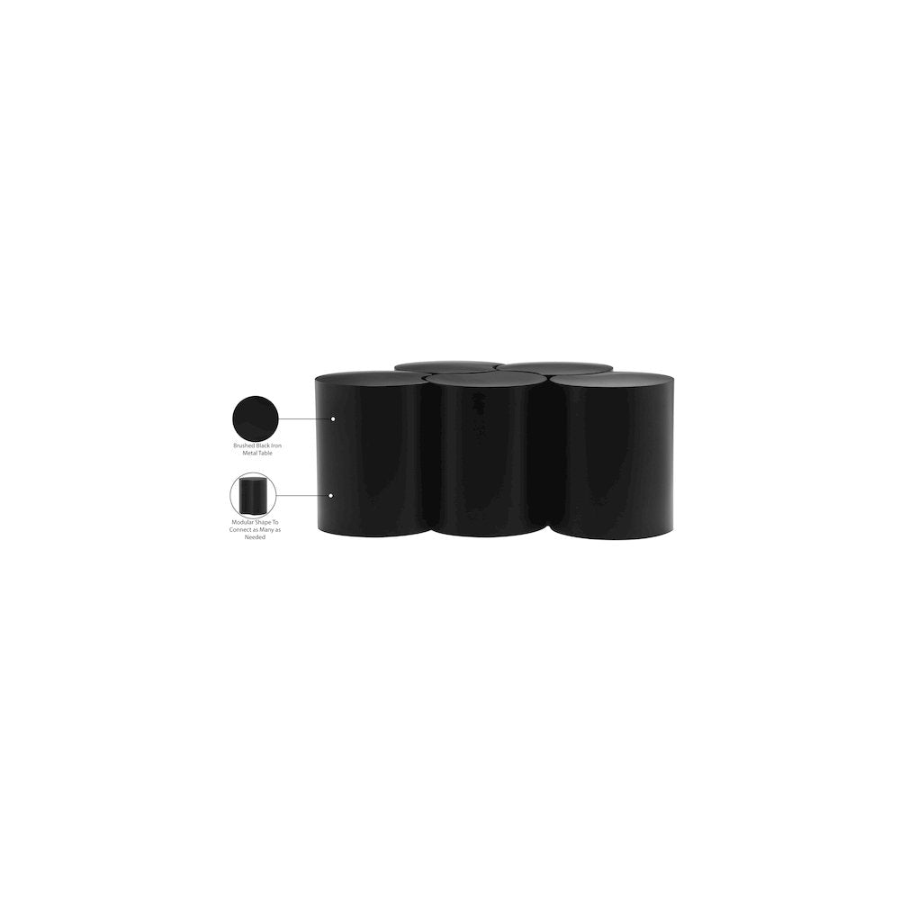 Dimple Black Coffee Table