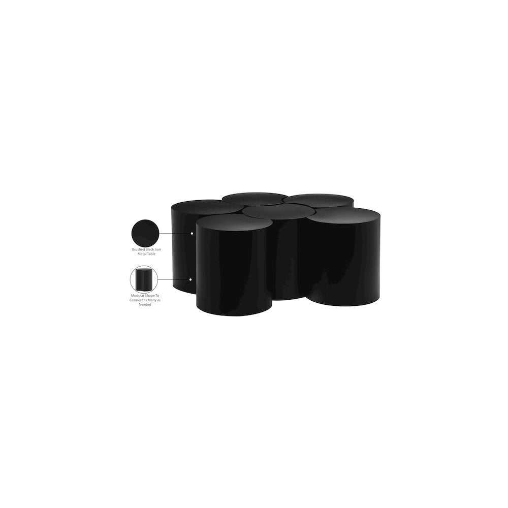 Dimple Black Coffee Table