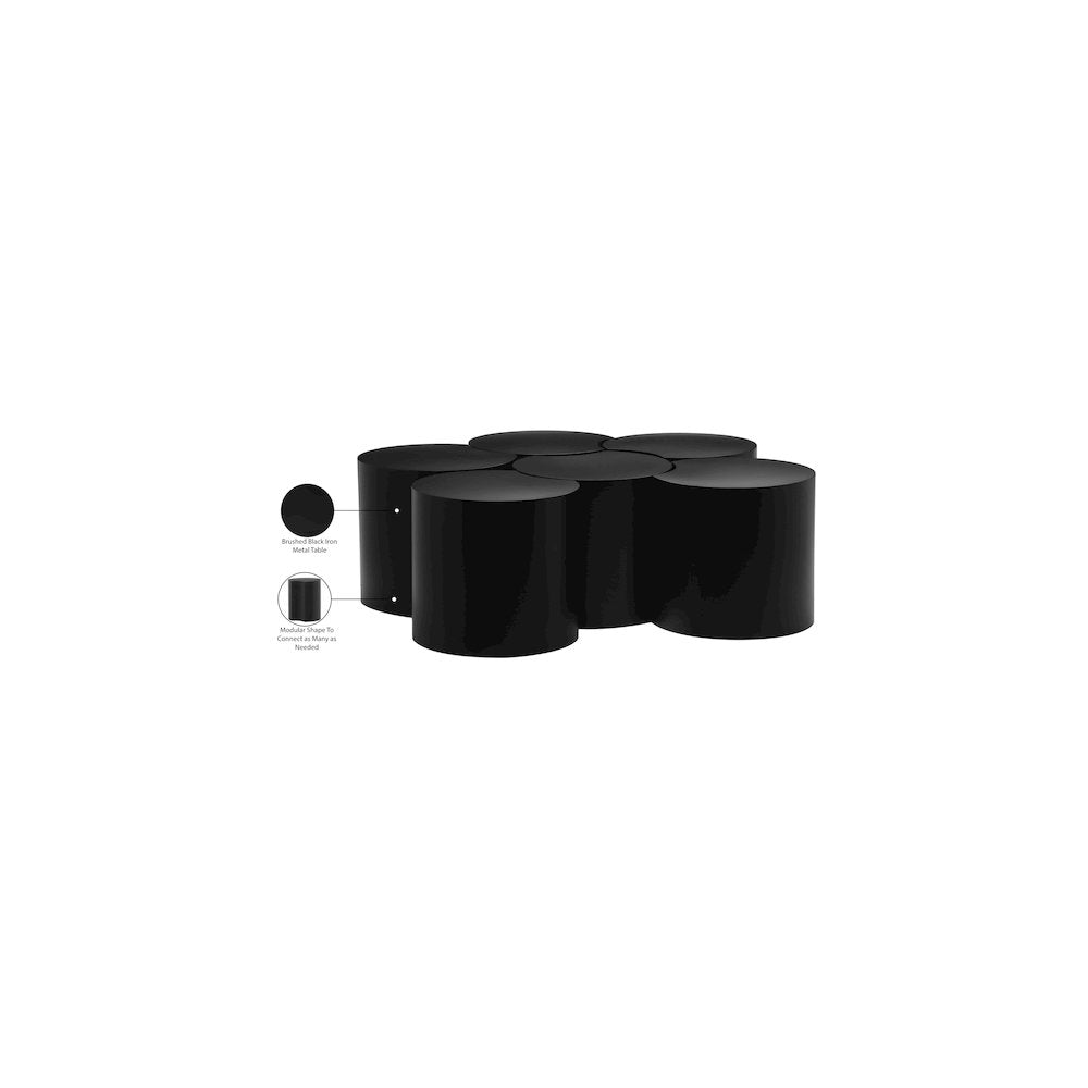 Dimple Black Coffee Table