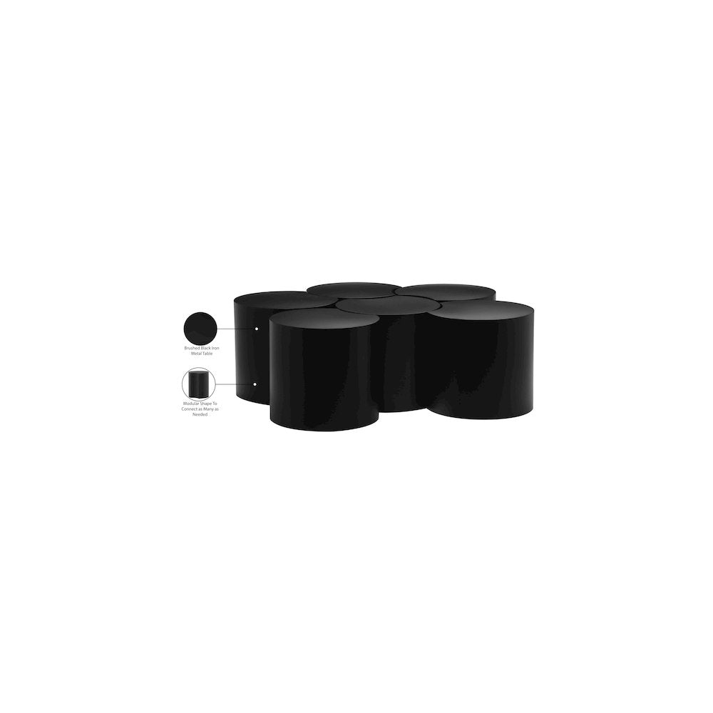 Dimple Black Coffee Table