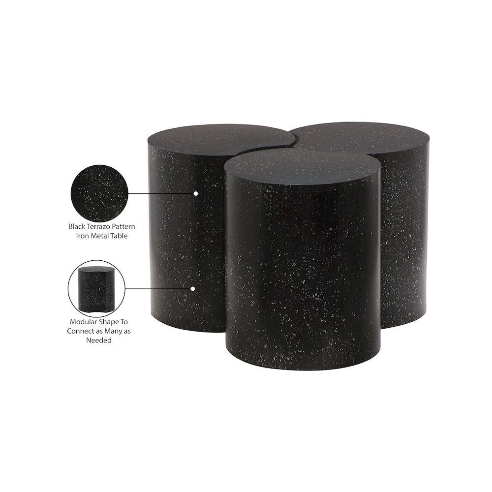 Dimple Black Coffee Table