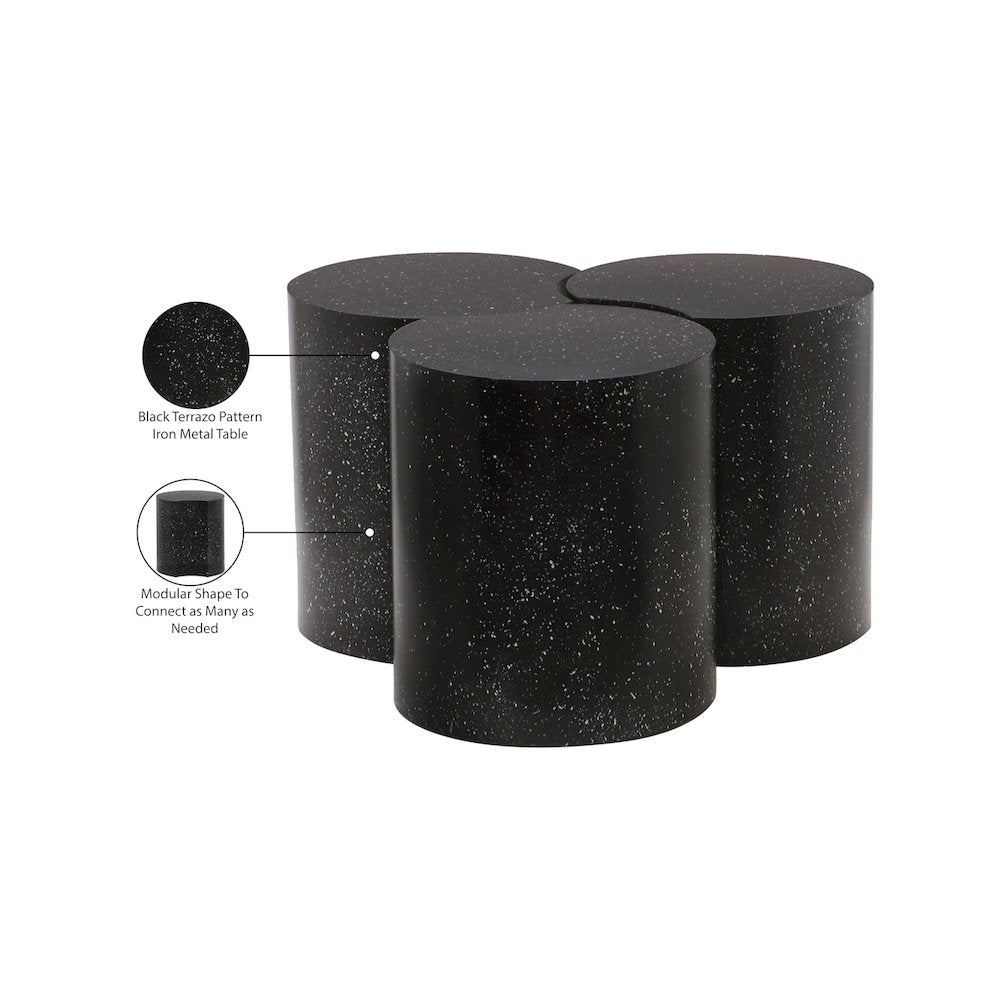 Dimple Black Coffee Table