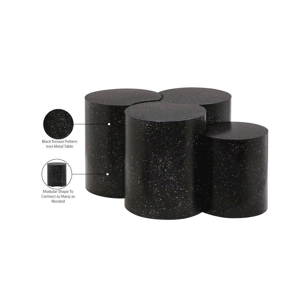 Dimple Black Coffee Table