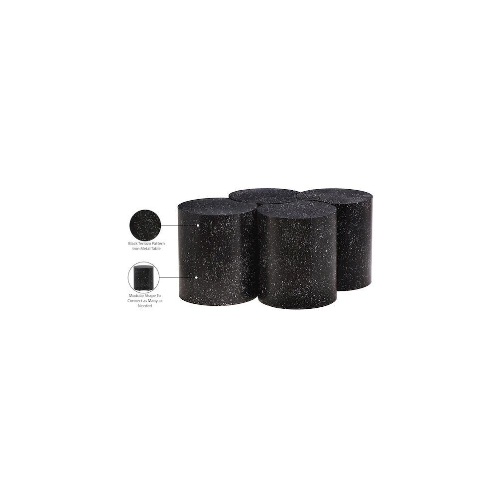 Dimple Black Coffee Table