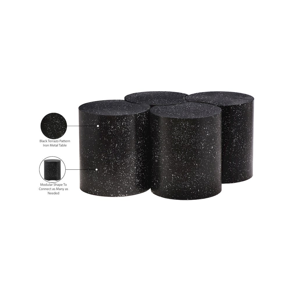 Dimple Black Coffee Table