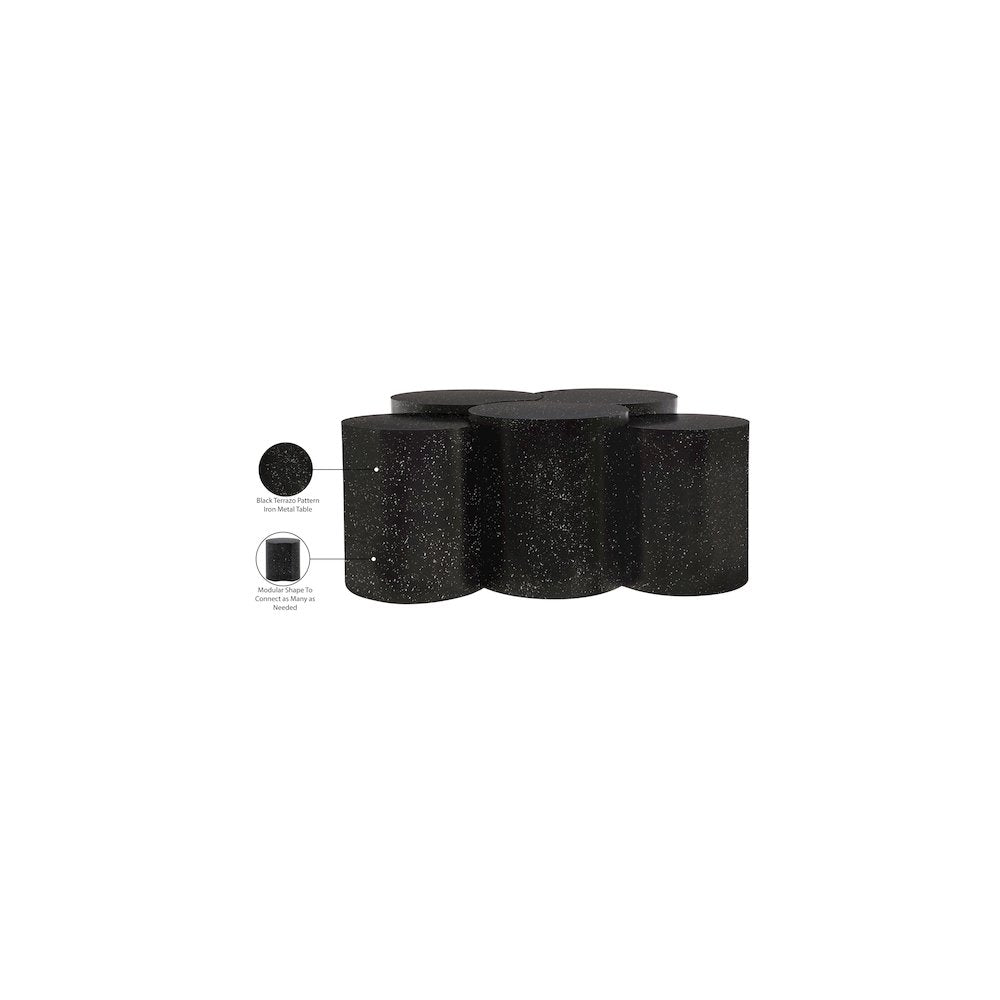 Dimple Black Coffee Table