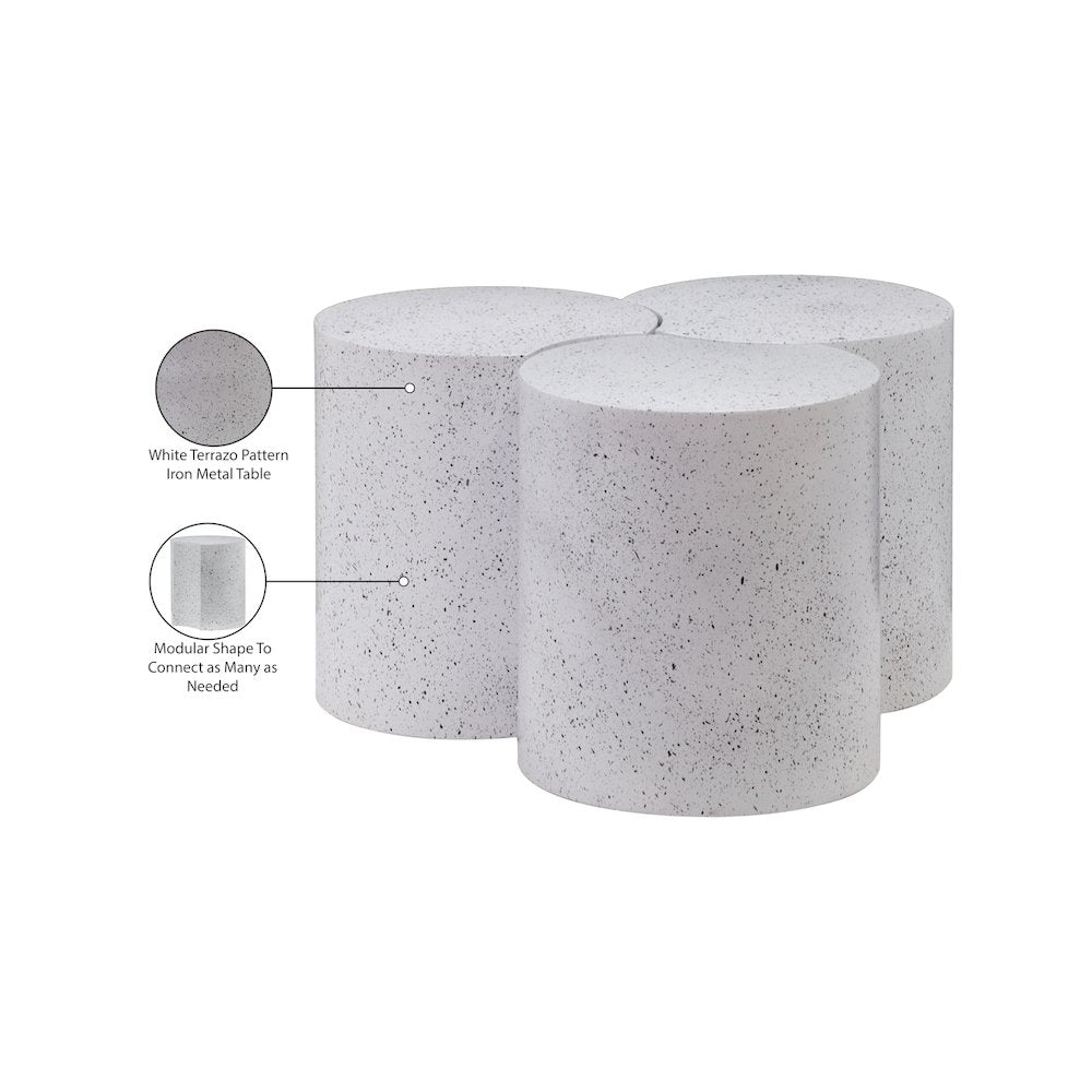 Dimple White Coffee Table
