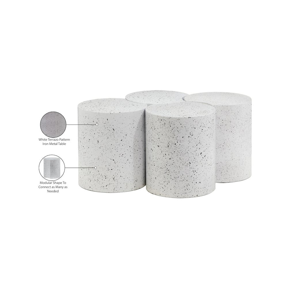 Dimple White Coffee Table