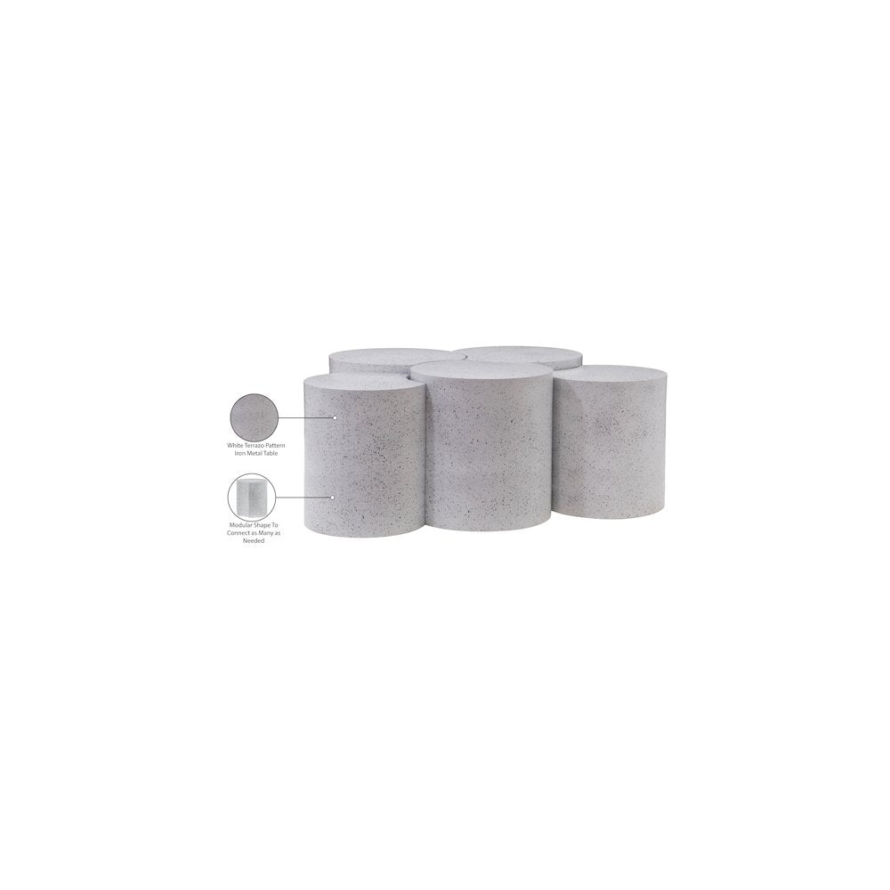 Dimple White Coffee Table