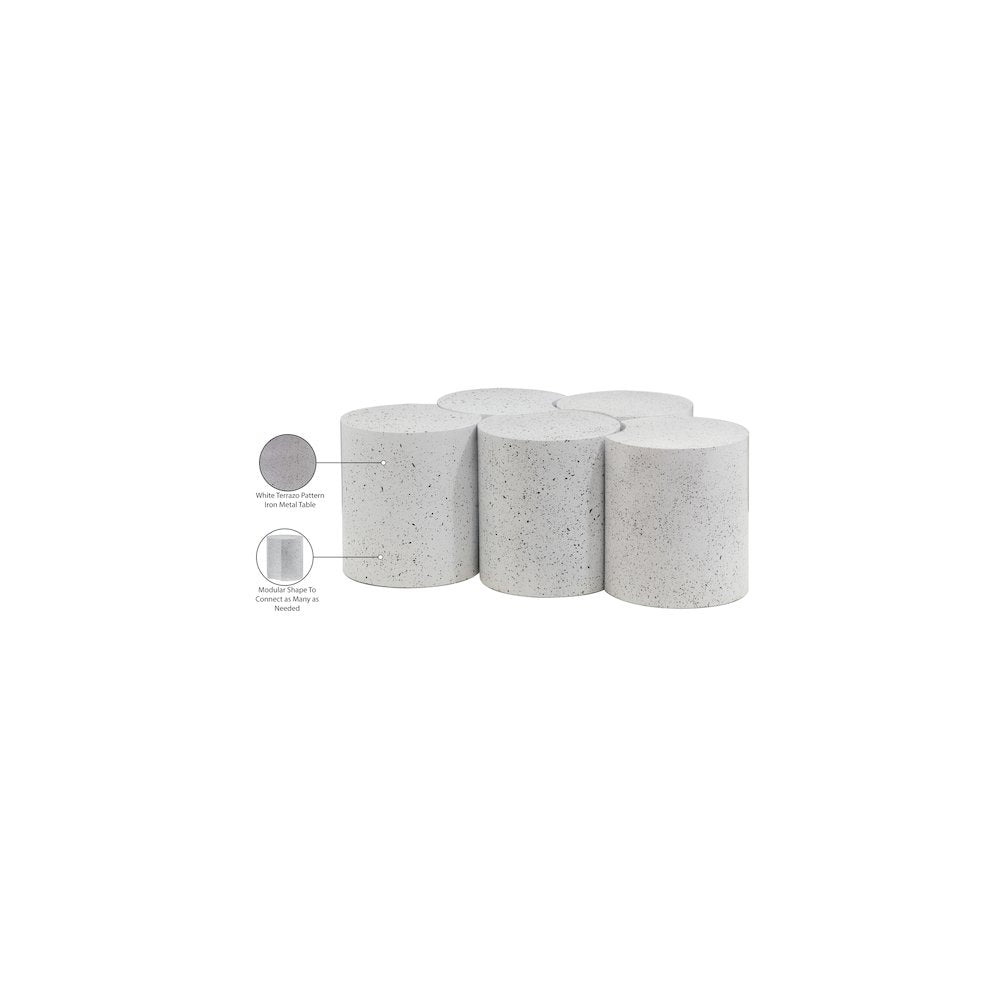 Dimple White Coffee Table