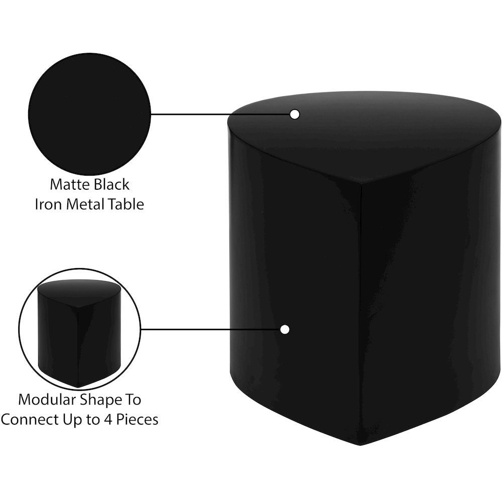 Petal Black Coffee Table