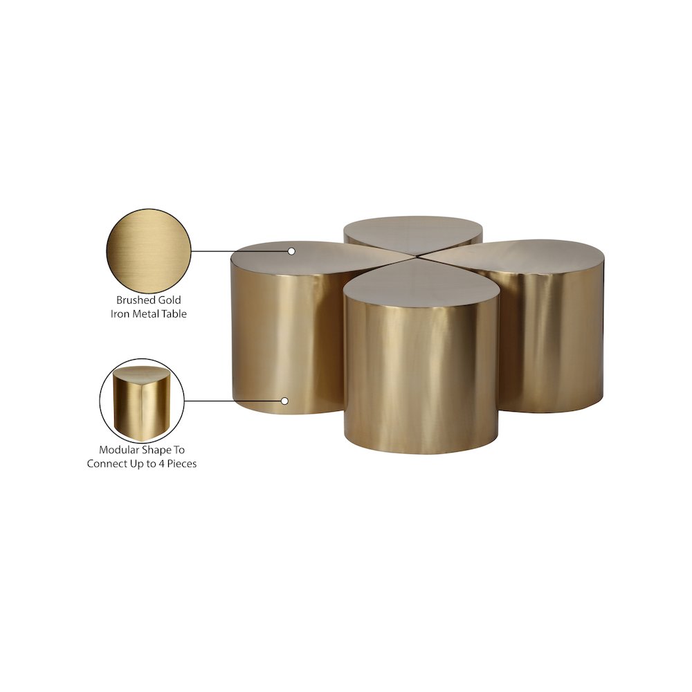 Petal Gold Coffee Table