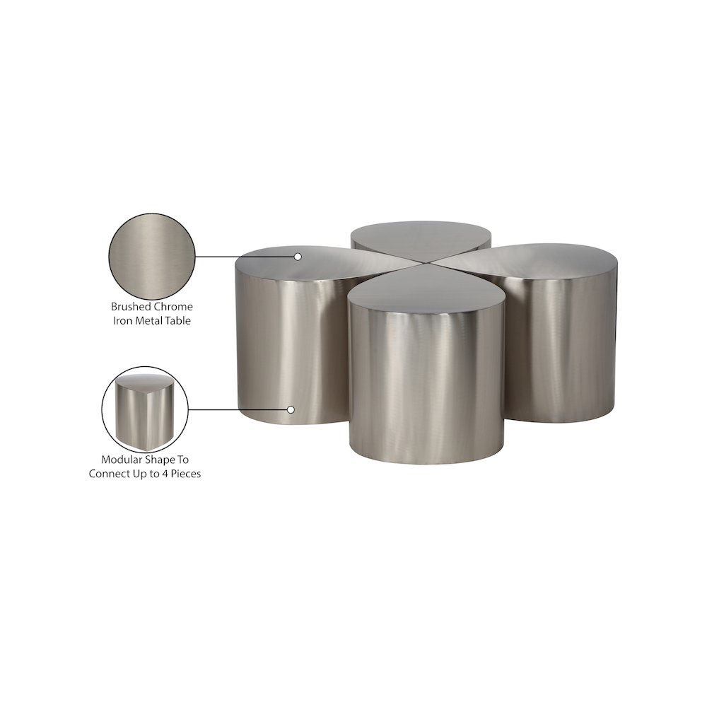 Petal Silver Coffee Table