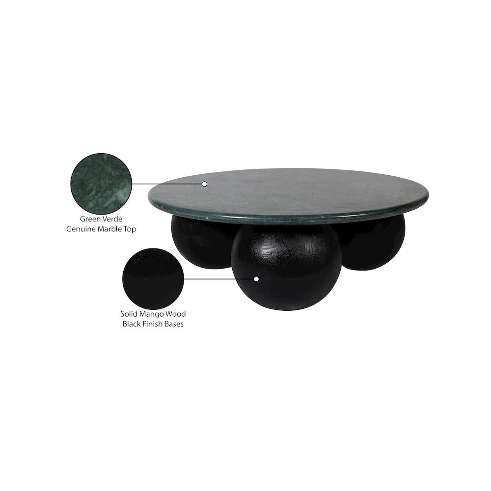 Treviso Green Marble Coffee Table