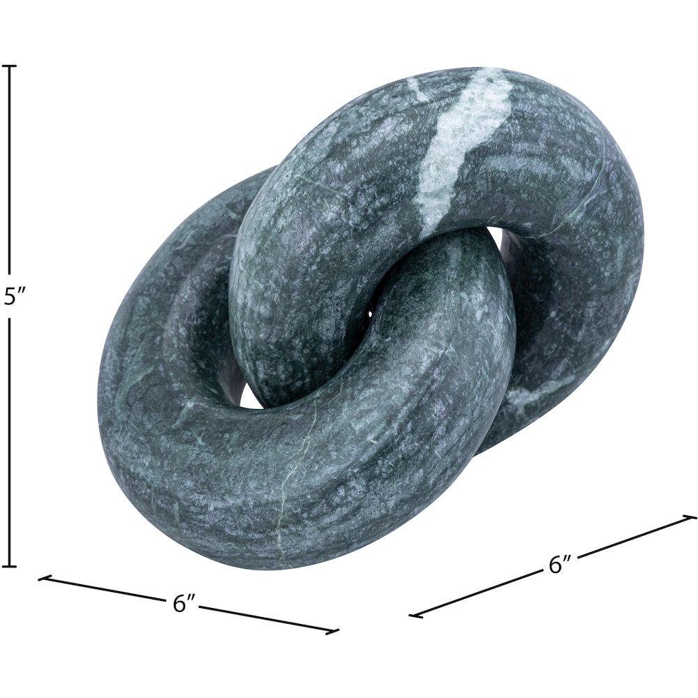 Knot Green Marble Decorative Knot