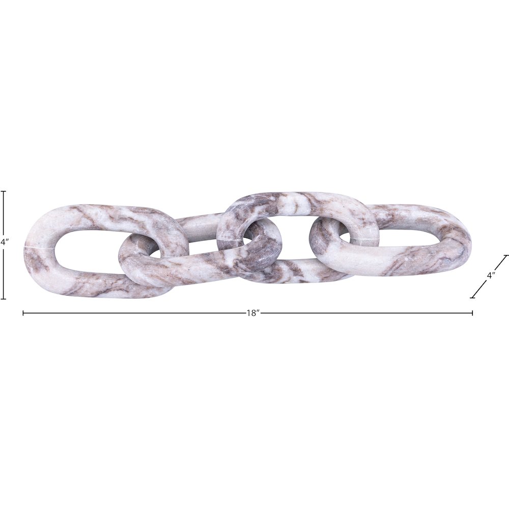 Lynx Brown Marble Decorative Chain Links