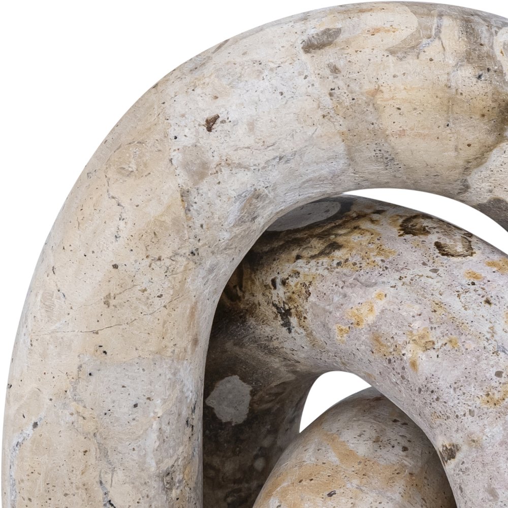 Arco Beige Marble 3pc. Decorative Object