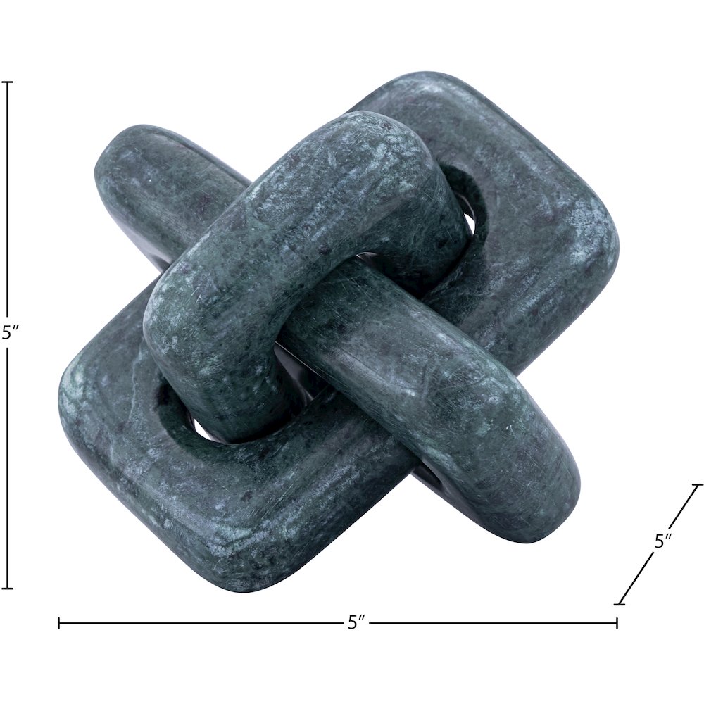 Bond Green Marble Decorative Knot