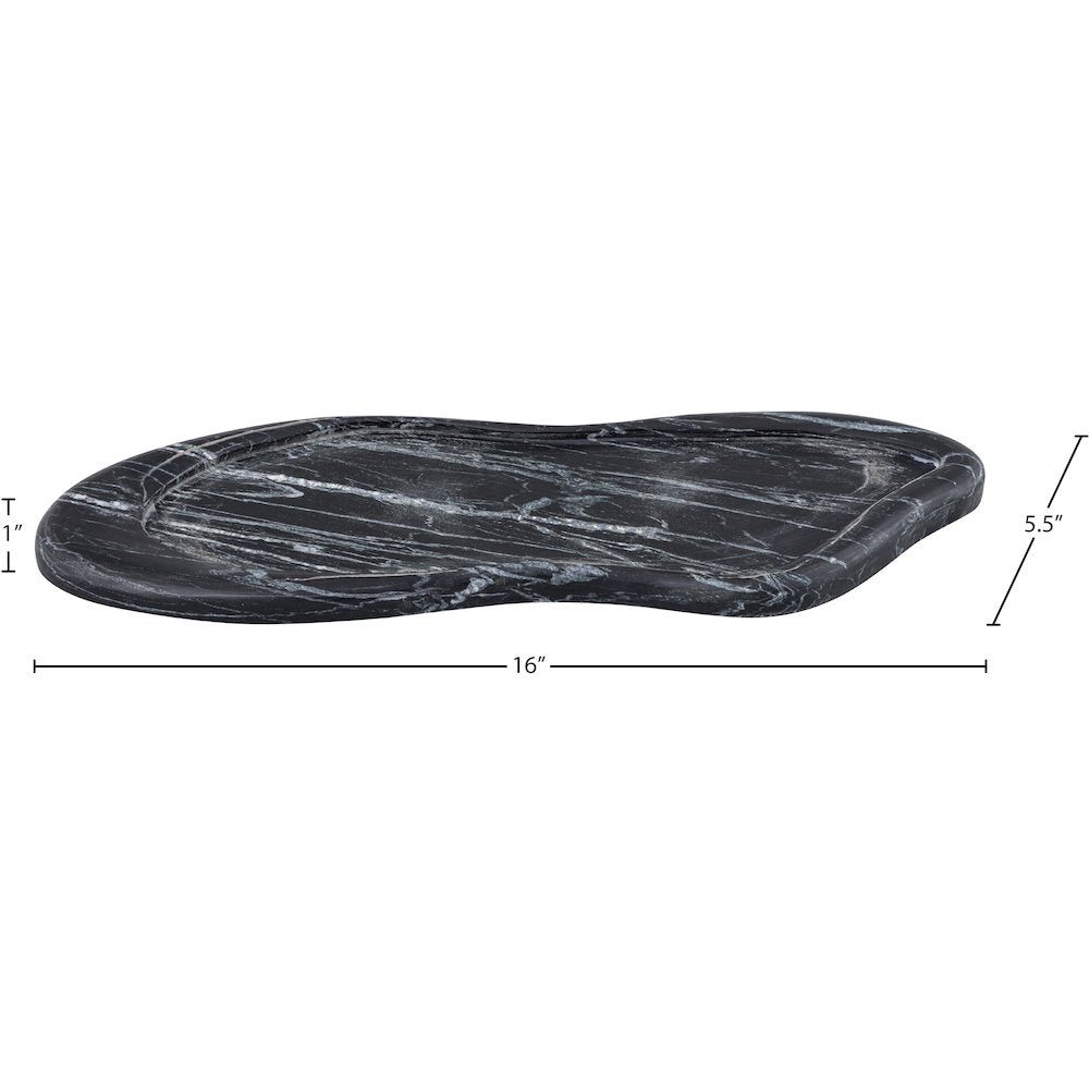 Arezzo Black Marble Tray