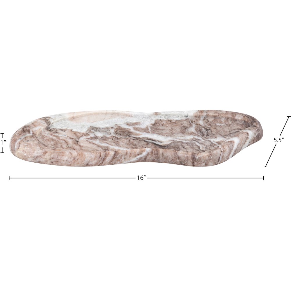 Arezzo Brown Marble Tray