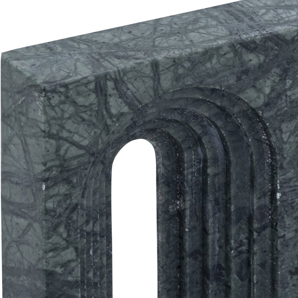 Curva Green Marble Decorative Object