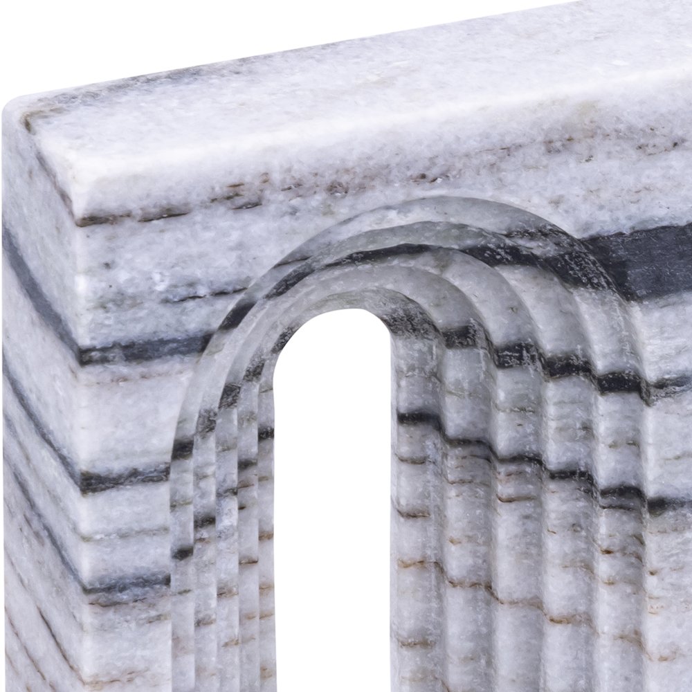 Curva Panda Marble Decorative Object
