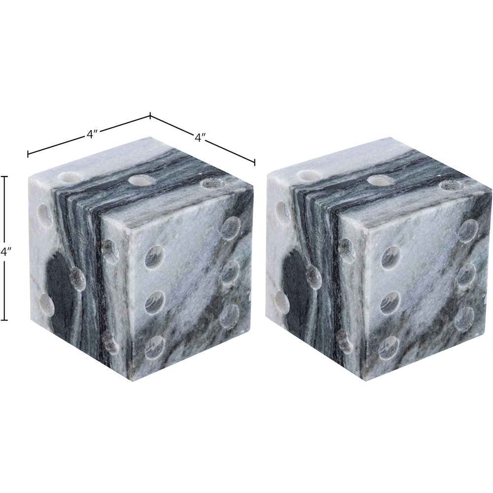 Dice Panda Marble Decorative Dice