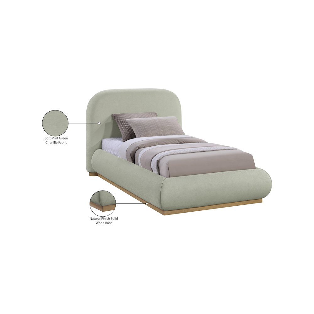 Vaughn Mint Twin Bed