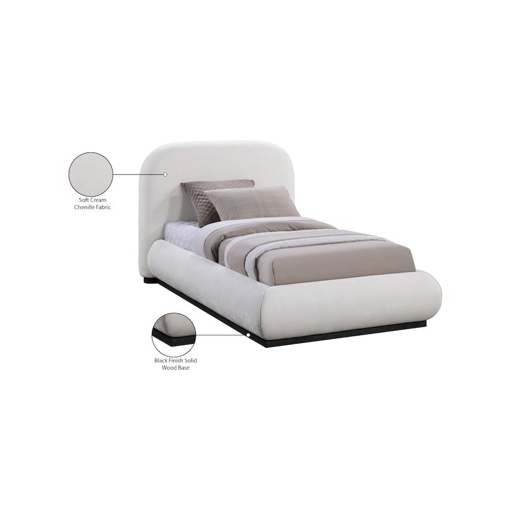 Vaughn Cream Twin Bed