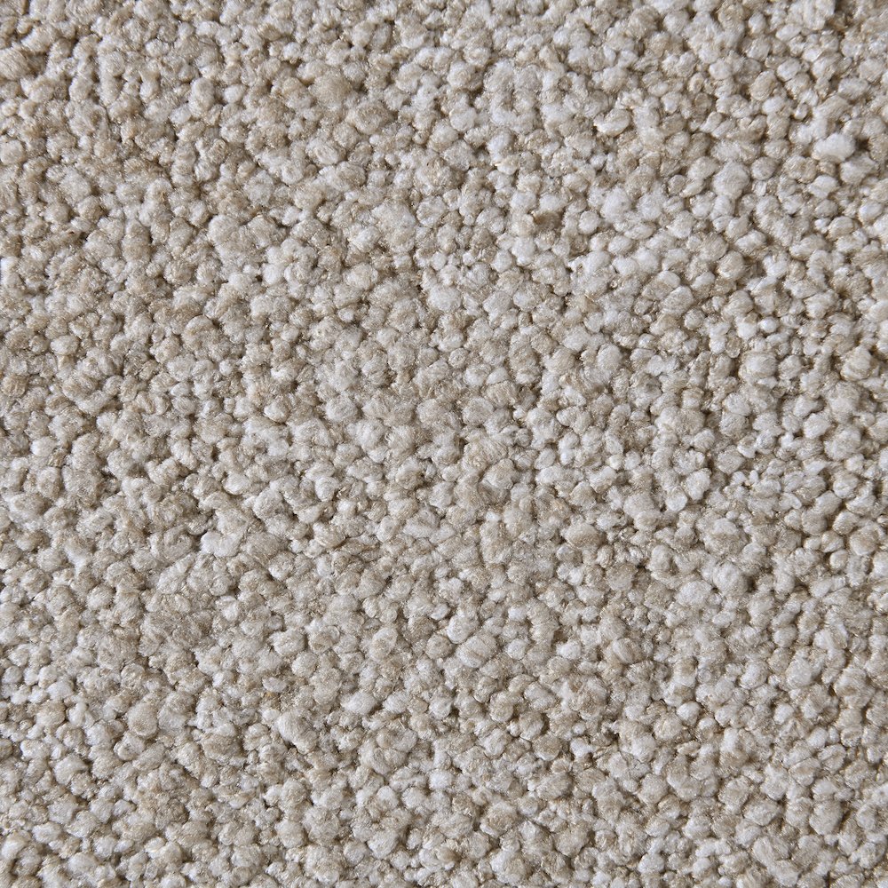 Gavin Beige Chenille Fabric King Bed