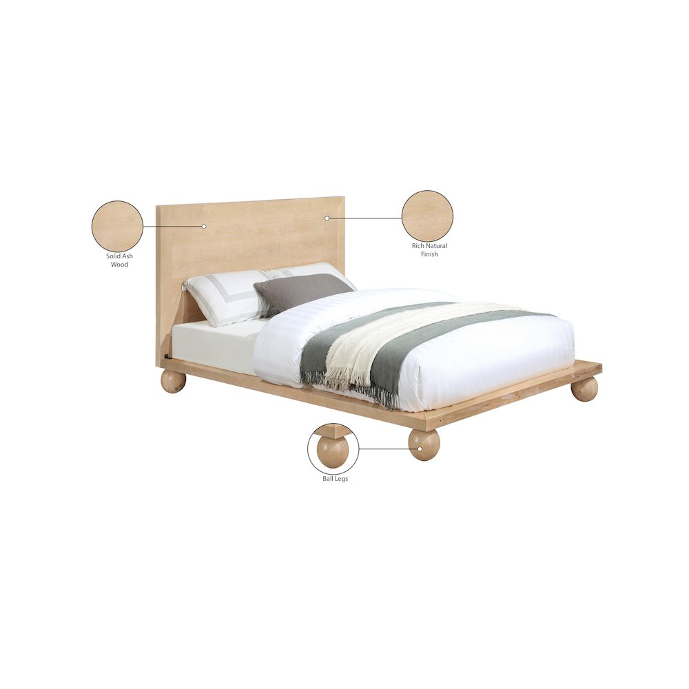 Kent Natural Queen Bed