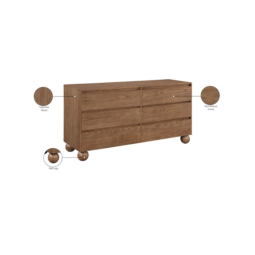 Kent Walnut Dresser